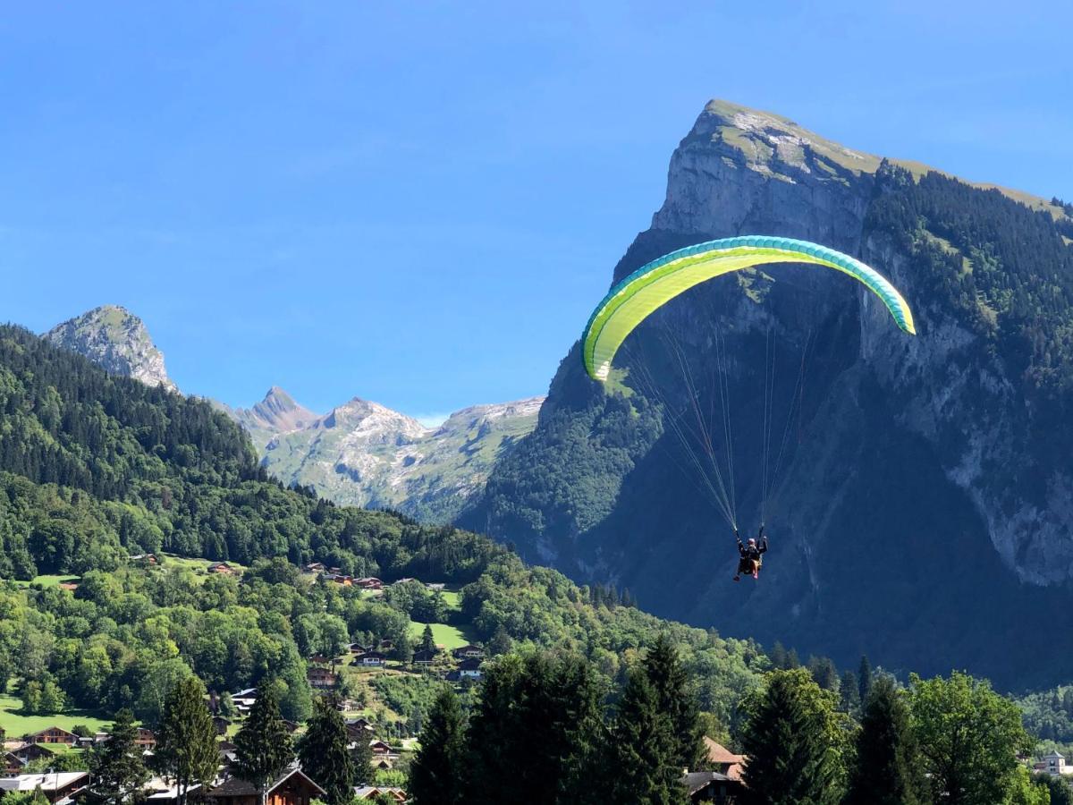 Appartement En Hyper Centre De Samoëns Dış mekan fotoğraf